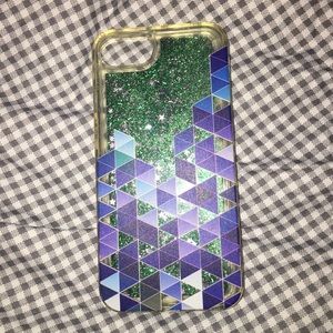 Geometric Glitter iPhone 6, 7, 8 Case
